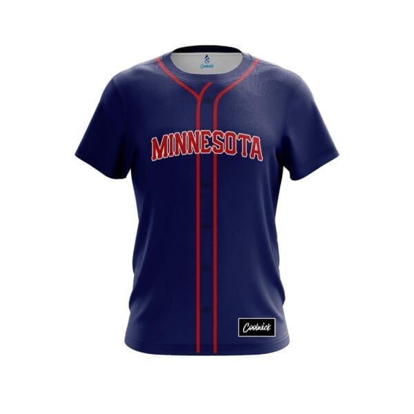 Minnesota Stay Awesome Away Baseball Jersey Blake's Apparel